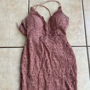 Windsor Lace Women’s Dress in Pink